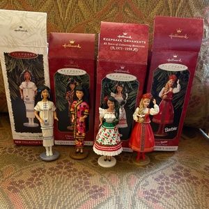 Hallmark Barbie Dolls of the World Series (Set of 4)